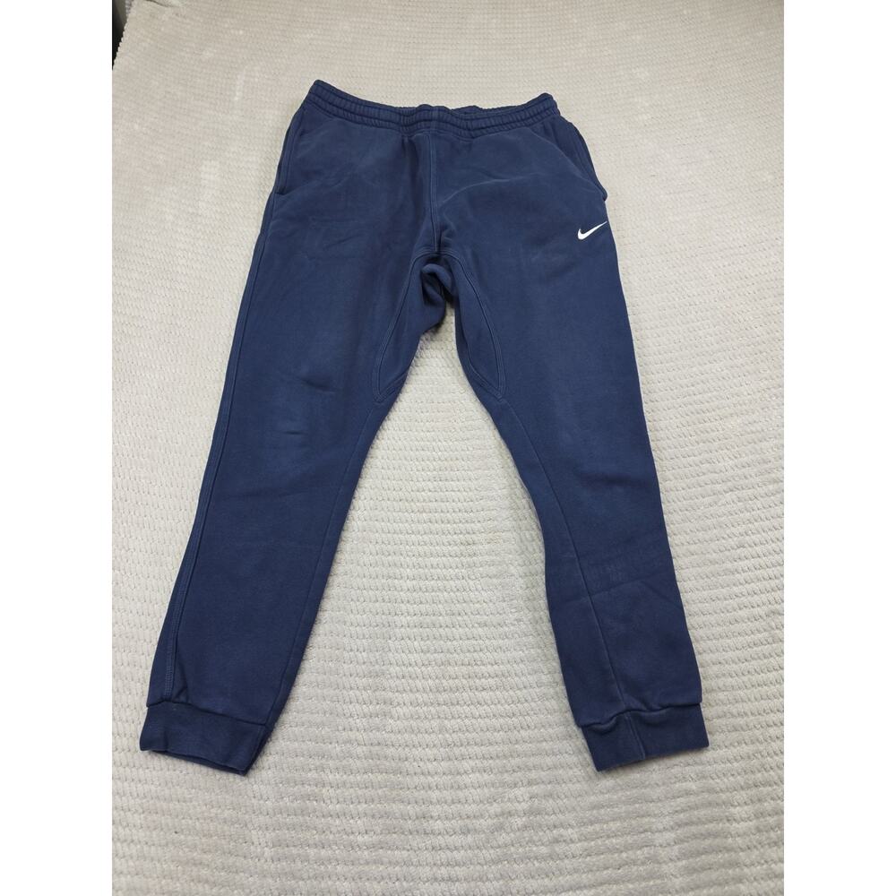 Nike Sweatpants Mens Large Club Fleece Jogger Sweatpants Blue